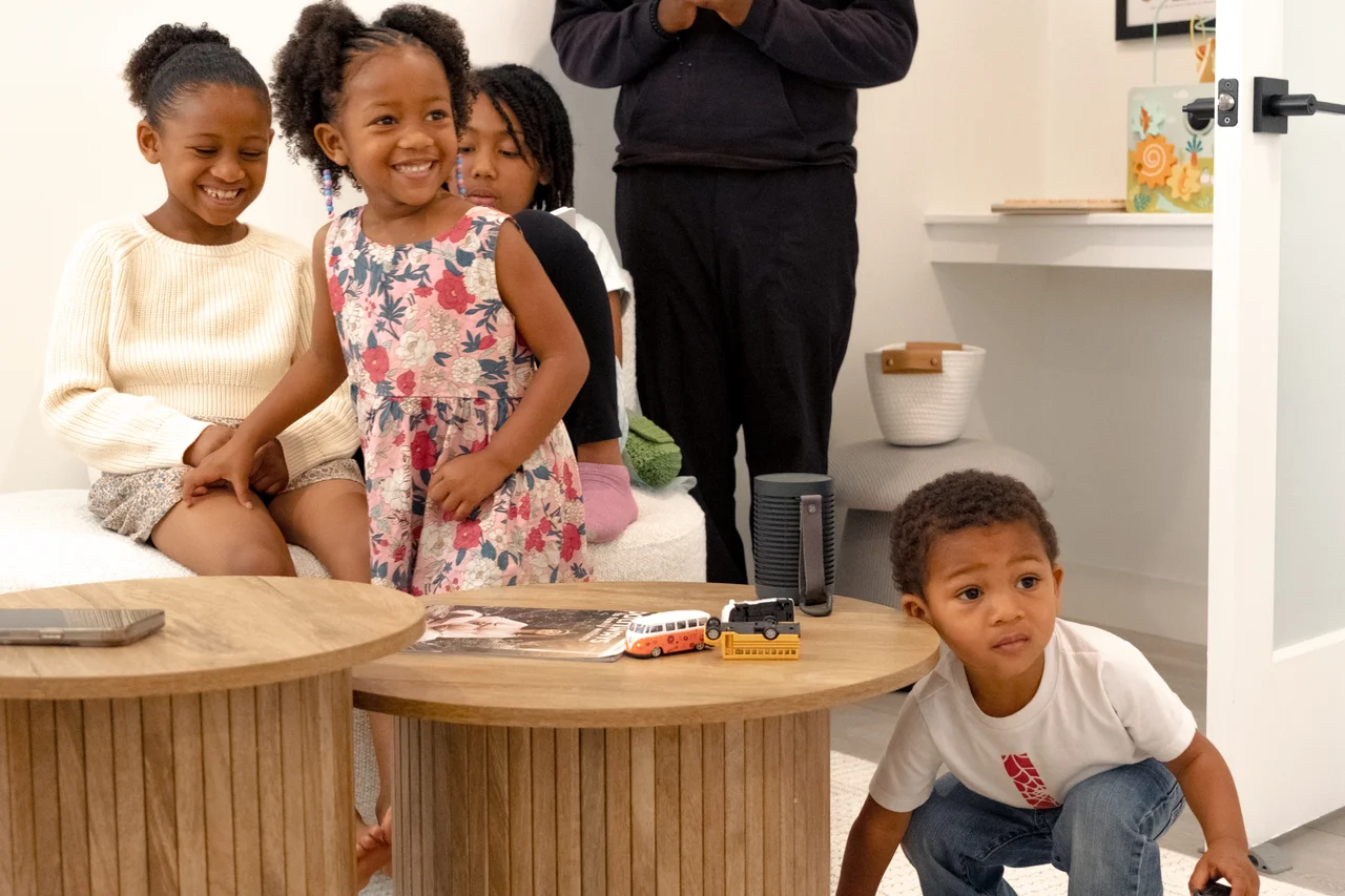 Family receiving coordinated chiropractic care together